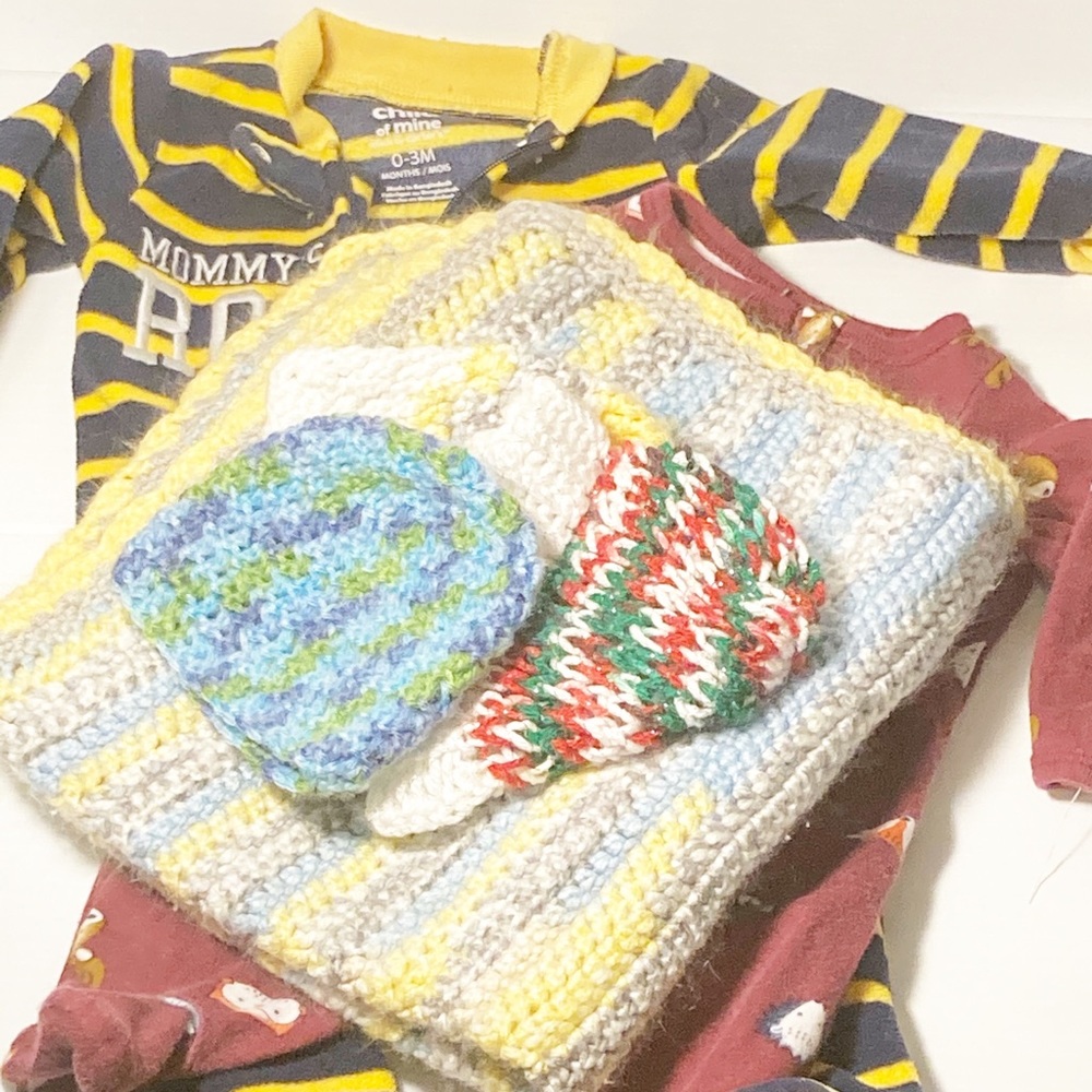 Newborn Knit Christmas bundle